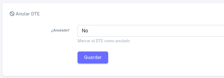 Anular guía
