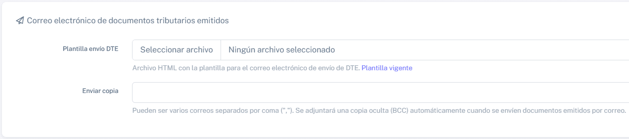 Plantilla correo