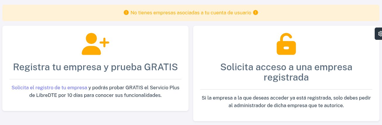 Solicitar registro de empresa
