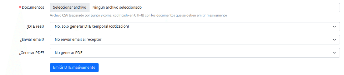 Cargar archivo