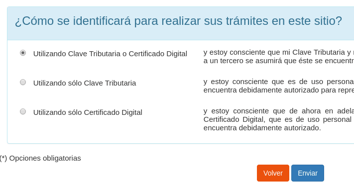 Confirmar configuración