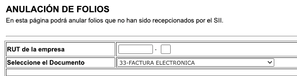 Listado de CAF