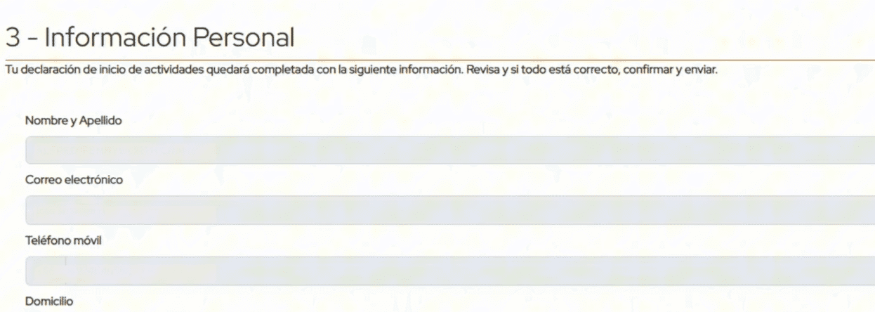 Información personal