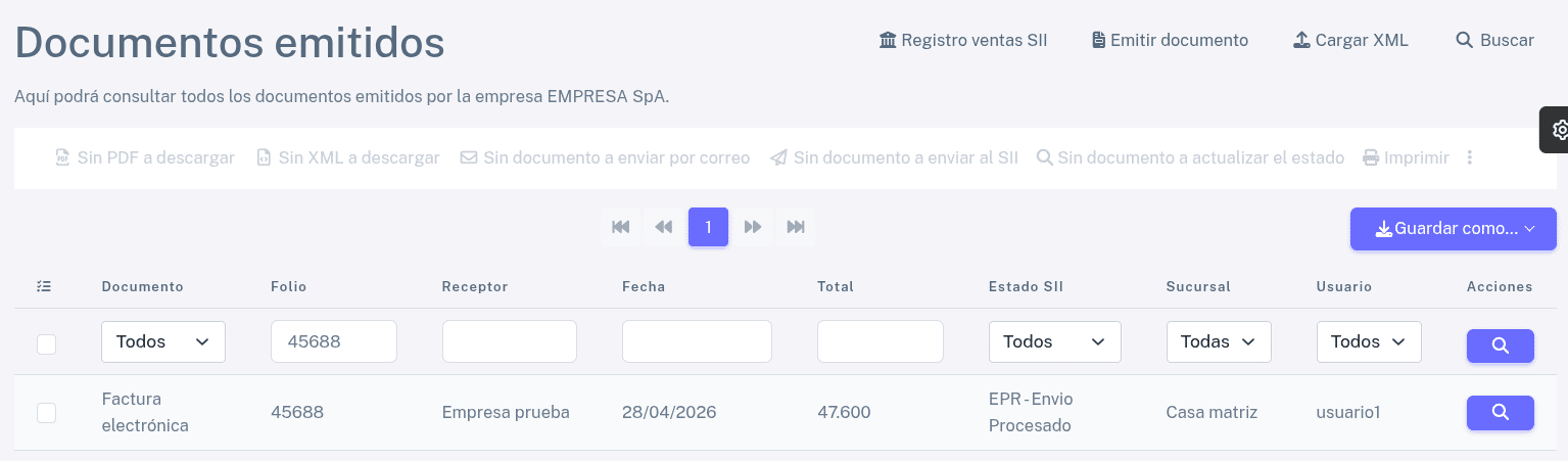 Documento que se anulará