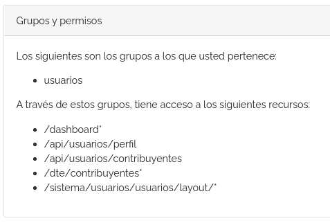 Usuario sin permisos