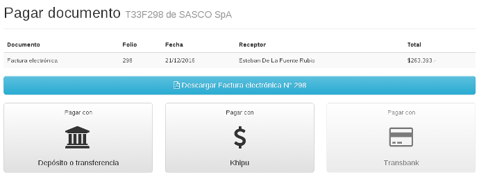 Modulo de pagos y cobros masivo Modulo de pagos y cobros masivo LibreDTE