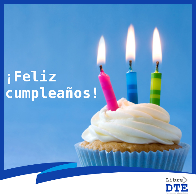 Imagen de Feliz cumpleaños 3 LibreDTE