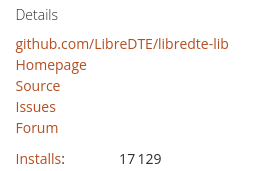 Biblioteca de LibreDTE Descargas en la Biblioteca de LibreDTE