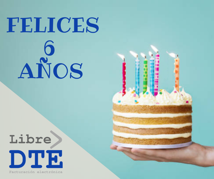 Imagen de una torta con 6 velas